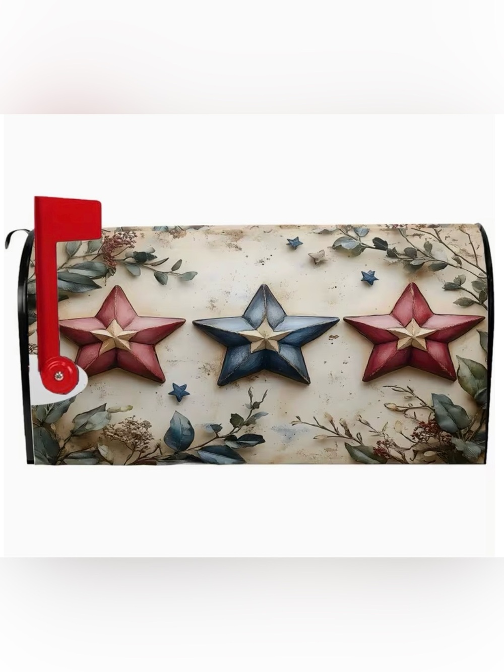 Patriotic Star Americana Country Mailbox Cover Outdoor Home Decor New